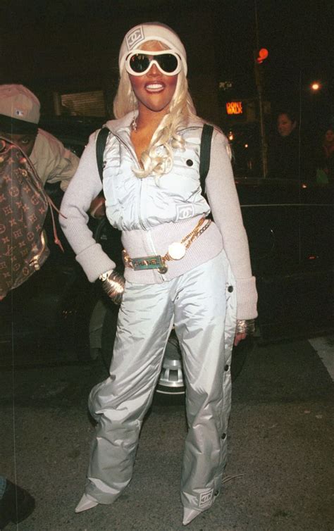 lil kim chanel suspenders|Stylist Misa Hylton Breaks Down Lil' Kim's Iconic Chanel Looks.